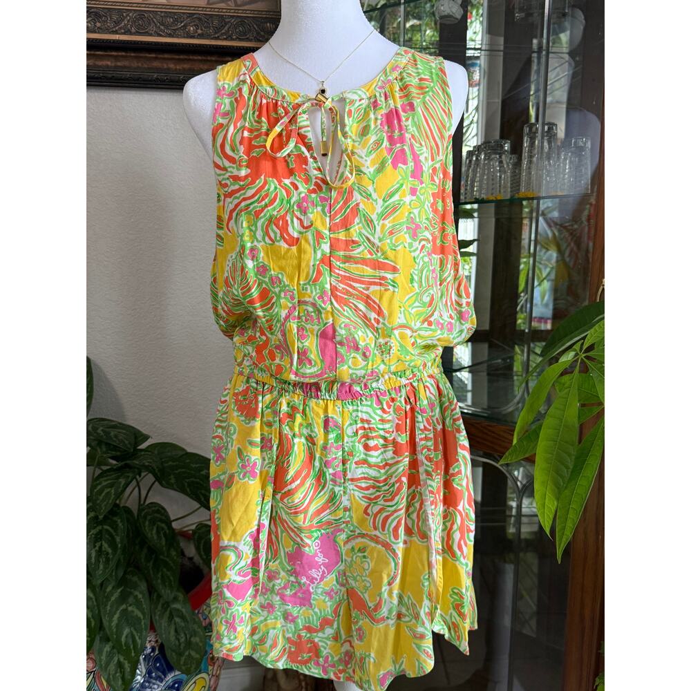 Lilly pulitzer bright print romper